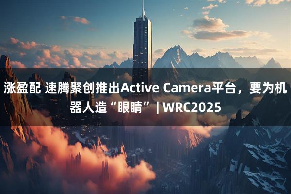 涨盈配 速腾聚创推出Active Camera平台，要为机器人造“眼睛” | WRC2025